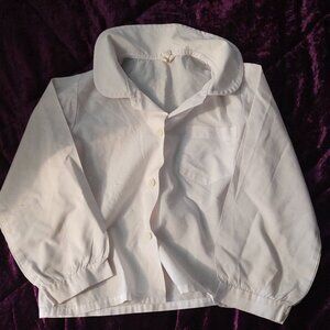 Children's vintage dress shirt in white size 5